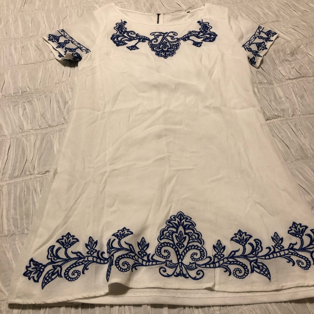 white dress